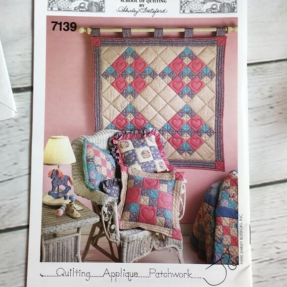 Vintage 1990 Simplicity School of Quilting Pattern 7139 by Shirley Botsford - Picture 6 of 10